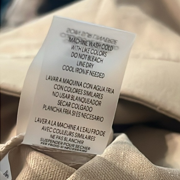 NWT Calvin Klein Front Seam Slim Tapered Leg Stretch Twill Ankle Pants Size XL - Picture 12 of 14